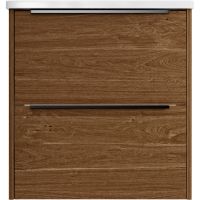 Тумба под раковину WellWant Rovero 60 WWTRN0611EB подвесная Дуб — фото 1, Тумбы под раковину