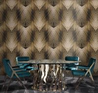 Обои Emiliana Parati Roberto Cavalli 6 17001 Винил на флизелине (0,7*10,05) Бирюзовый, Абстракция — фото 2, Обои для стен