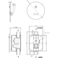 Клавиша смыва Nofer 07292.B для унитаза Хром — фото 2, Кнопки смыва