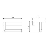 Товар: Держатель туалетной бумаги Timo Saona 13043/18 Черное золото - фото 5 Держатель туалетной бумаги Timo Saona 13043/18 Черное золото — фото 5, Держатели туалетной бумаги
