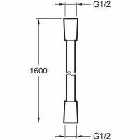 Душевой гарнитур Jacob Delafon Oscar Черный матовый арт-E29848-BL — фото 6, Душевые гарнитуры на штанге