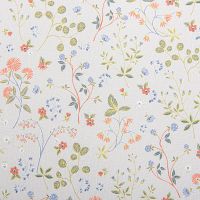 Обои Andrea Rossi Cheradi 54394-1 Винил на флизелине (1,06*10,05) Белый/Разноцветный, Цветы — фото 1, Обои для стен