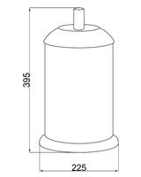 Ведро для мусора Boheme Murano 10907-W-CR Хром — фото 2, Мусорные ведра