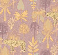 Обои детские Milassa Bon Voyage D1 003 Флизелин (1*10,05) Фиолетовый, Животные — фото 1, Обои для стен