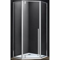 Душевой уголок Vincea Penta 90x90 VSP-3P900CL профиль Хром стекло прозрачное — фото 1, Душевые уголки