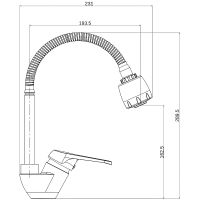 Смеситель для кухни Orange OneLife P11-004cr Хром — фото 6, Смесители