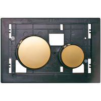 Клавиша смыва Tece Loop Modular 9240668 для унитаза без лицевой панели Золотая — фото 1, Комплектующие для душевого оборудования