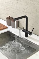 Товар: Смеситель для кухни Paulmark Serpentine Se213222-418 Черный металлик - фото 17 Смеситель для кухни Paulmark Serpentine Se213222-418 Черный металлик — фото 17, Смесители