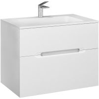 Тумба под раковину Jorno Modul 80 Mоl.01.77/P/W подвесная Белый глянец — фото 24, Тумбы под раковину