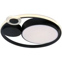 Потолочный светильник Artelamp Stockholm A2690PL-1BK Белый Черный — фото 1, Светильники