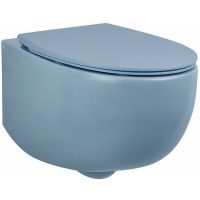 Унитаз AeT Dot 2.0 S555T0R0V6141 подвесной Пастельно-синий матовый без сиденья — фото 1, Унитазы