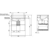 Товар: Тумба под раковину Aquanet Ирис new 60 310144 подвесная Белая глянцевая - фото 11 Тумба под раковину Aquanet Ирис new 60 310144 подвесная Белая глянцевая — фото 11, Мебель для ванной