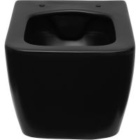 Унитаз Allen Brau Liberty 2 4.33007.31 подвесной Черный матовый без сиденья — фото 20, Подвесные унитазы