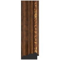 Зеркало Evoform Exclusive 86х56 BY 3413 с фацетом в багетной раме - Римская бронза 88 мм — фото 2, Мебель для ванной