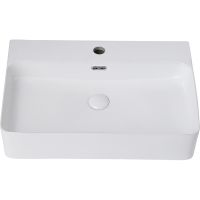 Раковина Abber Rechteck 61 AC2201 Белая — фото 3, Раковины накладные