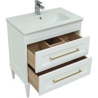 Товар: Тумба под раковину Aquanet Бостон М 80 243782 Белая матовая - фото 2 Тумба под раковину Aquanet Бостон М 80 243782 Белая матовая — фото 2, Мебель для ванной