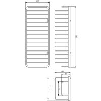 Товар: Полка корзина Omnires Uni UN3629CR Хром - фото 2 Полка корзина Omnires Uni UN3629CR Хром — фото 2, Полки для ванной и душа