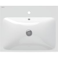 Товар: Раковина Berges Strati 60 182006 Белая глянцевая - фото 2 Раковина Berges Strati 60 182006 Белая глянцевая — фото 2, Раковины встраиваемые сверху