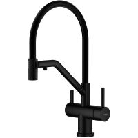 Товар: Смеситель для кухни Splenka S70.62.06 Черный матовый - фото 1 Смеситель для кухни Splenka S70.62.06 Черный матовый — фото 1, Смесители для кухни