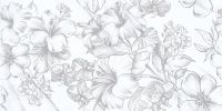 Керамическая плитка Azori Carrara Flowers 00-00108694 настенная 31,5х63 см — фото 2, Керамическая плитка