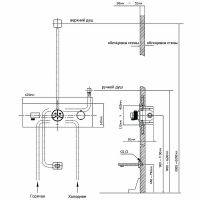 Душевая система Vincea VSFW-432T1CH с термостатом Хром — фото 8, Встраиваемые душевые комплекты