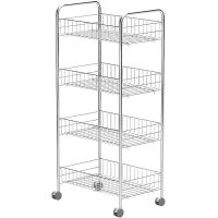 Тележка для кухни Tekno-tel MG004 Хром — фото 1, Аксессуары для кухни