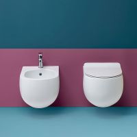 Товар: Биде Kerasan Flo 312330 подвесное Белое матовое - фото 4 Биде Kerasan Flo 312330 подвесное Белое матовое — фото 4, Биде