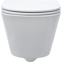 Унитаз Aquanet Lake W 316461 подвесной Белый без сиденья — фото 3, Унитазы