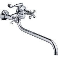 Смеситель для ванны Viko V-2725 универсальный Хром — фото 1, Смеситель для ванны