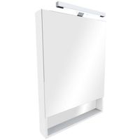Зеркальный шкаф Roca The Gap 80 ZRU9302887 Белый глянцевый — фото 1, Зеркальные шкафы в ванную