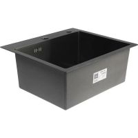 Кухонная мойка Aflorn Premium 50 AF95044F Графит — фото 2, Кухонные мойки