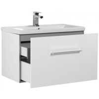 Комплект мебели для ванной Aquanet Порто 80 196677 подвесной Белый — фото 6, Комплекты мебели для ванной