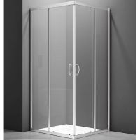 Душевой уголок Veconi Rovigo RV-101 90х90 RV101-90-01-C5 профиль Хром стекло прозрачное — фото 2, Квадратные душевые уголки