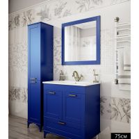 Зеркало Sanflor Ванесса 75 С000005879 Индиго — фото 1, Зеркала в ванную комнату