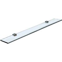 Стеклянная полка STWORKI Glass Shelf 80 3GW259TTKK000 Хром — фото 1, Полки для ванной и душа