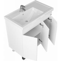 Тумба под раковину СанТа Марс 80 700217 Белая — фото 2, Тумбы под раковину