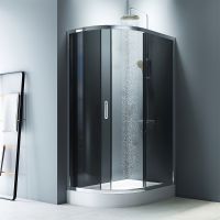 Душевой уголок AM.PM Like Solo Slide 120х80 W83G-302U120CG64 профиль Хром матовый стекло тонированное — фото 3, Душевые уголки