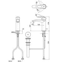 Товар: Смеситель для раковины Toto GM TLG09301R Хром - фото 2 Смеситель для раковины Toto GM TLG09301R Хром — фото 2, Смесители для раковины