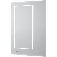 Зеркало Aquaton Сакура 80 1A236502SKW80 с подсветкой с сенсорным выключателем с антизапотеванием и часами — фото 1, Зеркала в ванную комнату