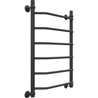 Водяной полотенцесушитель EWRIKA Сафо T 80х50 Черный матовый — фото 2, Водяные полотенцесушители