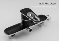 Товар: Гигиенический душ со смесителем Frap H49-6 F2049-6 Черный матовый Хром - фото 3 Гигиенический душ со смесителем Frap H49-6 F2049-6 Черный матовый Хром — фото 3, Душевое оборудование. Душевая программа