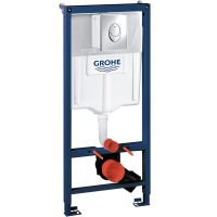 Инсталляция Grohe Rapid SL 38721001 для унитаза с клавишей смыва Хром — фото 1, Инсталляции