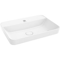 Раковина Kerama Marazzi Plaza 55 PLR.wbi.55.1 Белая глянцевая — фото 1, Раковины встраиваемые сверху