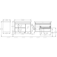 Товар: Тумба под раковину Opadiris Фреш 100 00-00007083 подвесная Белая - фото 10 Тумба под раковину Opadiris Фреш 100 00-00007083 подвесная Белая — фото 10, Мебель для ванной
