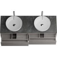 Товар: Тумба под раковину BelBagno Kraft 140 KRAFT-1400-4C-SO-2-CG подвесная Cemento Grigio - фото 16 Тумба под раковину BelBagno Kraft 140 KRAFT-1400-4C-SO-2-CG подвесная Cemento Grigio — фото 16, Тумбы под раковину