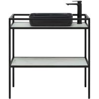 Товар: Консоль под раковину Allen Brau Liberty 90 1.33004.BB Черный браш - фото 5 Консоль под раковину Allen Brau Liberty 90 1.33004.BB Черный браш — фото 5, Консоли для раковины