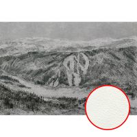 Фреска Ortograf Горы 9034 Фактура флок FLK Флизелин (2*1,5) Серый, Горы/Пейзаж/Живопись — фото 1, Фрески