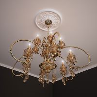 Розетка потолочная Европласт 1.56.030 95x37x395 мм — фото 2, Колонны