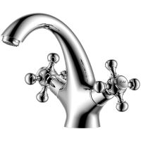 Смеситель для раковины Olive's Girona 01100GR Хром — фото 1, Смесители для раковины