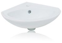 Раковина Sanita Веер 44 WB.CR/Veer/23-C/WHT.G/S1 Белая — фото 1, Мини-раковины